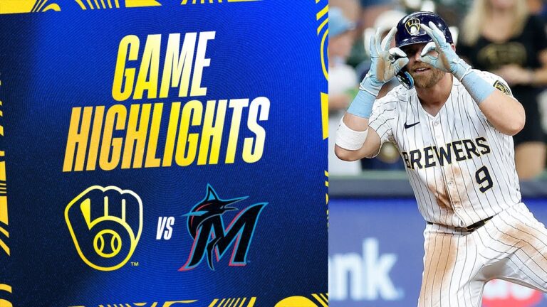 Marlins vs. Brewers Game Highlights (7/28/24) | MLB Highlights