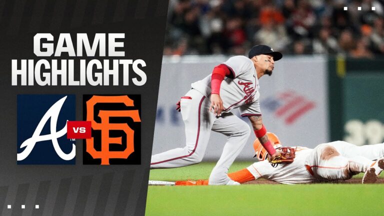 Braves vs. Giants Game Highlights (8/13/24) | MLB Highlights