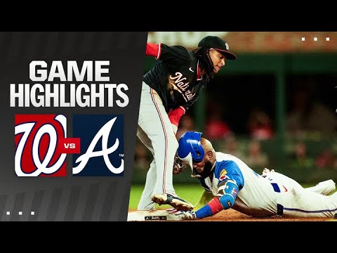 Nationals vs. Braves Game Highlights (8/24/24) | MLB Highlights