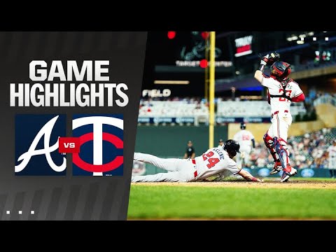 Braves vs. Twins Game Highlights (8/27/24) | MLB Highlights