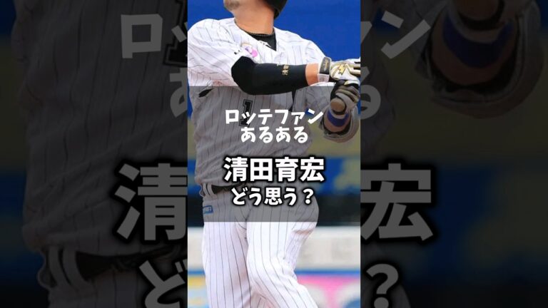 「ロッテファンあるある」清田育宏どう思う？ #chibalotte #千葉ロッテマリーンズ #プロ野球 #パリーグ #shorts #清田