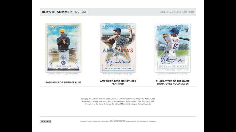 BGB1540 高級版 野球カード ケース開封 2024 PANINI BOYS OF SUMMER GROUP BREAKS BROG水道橋店 トレカ開封動画 BASEBALL MLB MILB