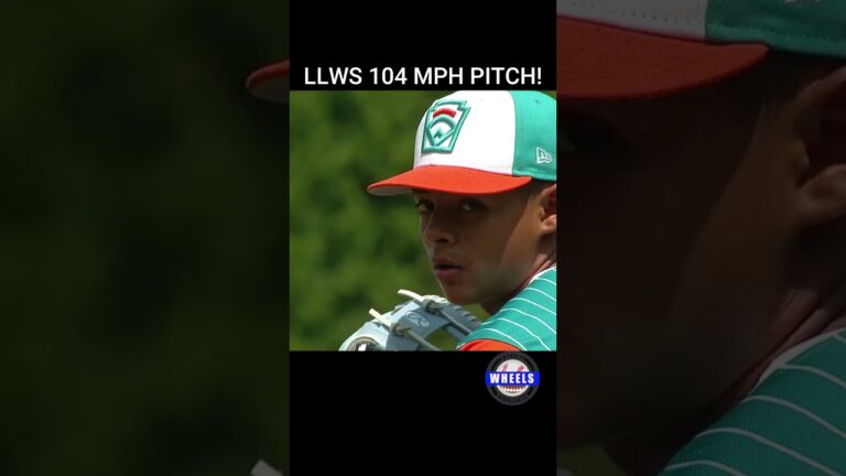 LLWS 104 MPH ファストボール! #llws #littleleaguebaseball #baseball #sports #shorts