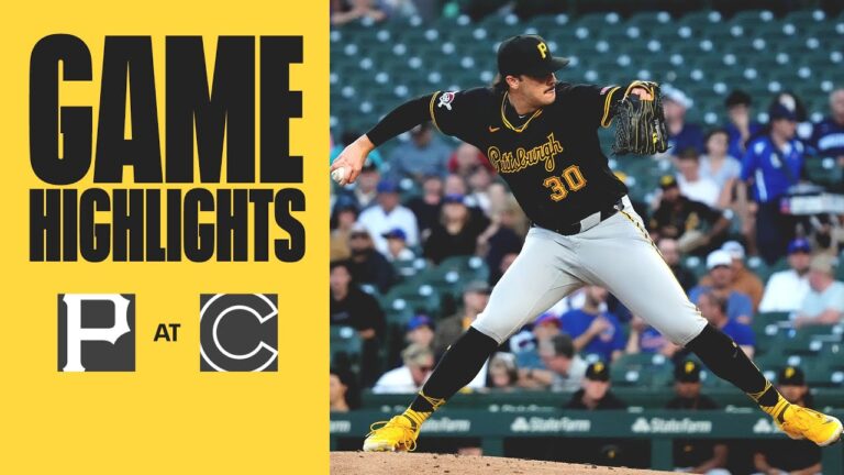 Paul Skenes Ties Rookie Franchise Strikeout Record in Win | Pirates vs. Cubs Highlights (9/3/24)