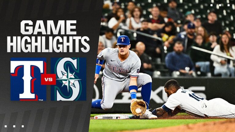 Rangers vs. Mariners Game Highlights (9/12/24) | MLB Highlights