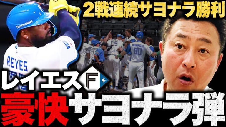 【日ハムvs西武】延長11回レイエスの一撃で2試合連続サヨナラ勝利!!今季最多貯金16!!バーヘイゲンvs隅田の両先発が完璧な投球!『日本ハムがパ・リーグで1番勢いがある』ファイターズ戦を解説します