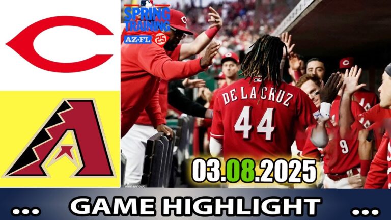 Cincinnati Reds Vs. Arizona Diamondbacks Game Highlights | MLB Training Spring 2025