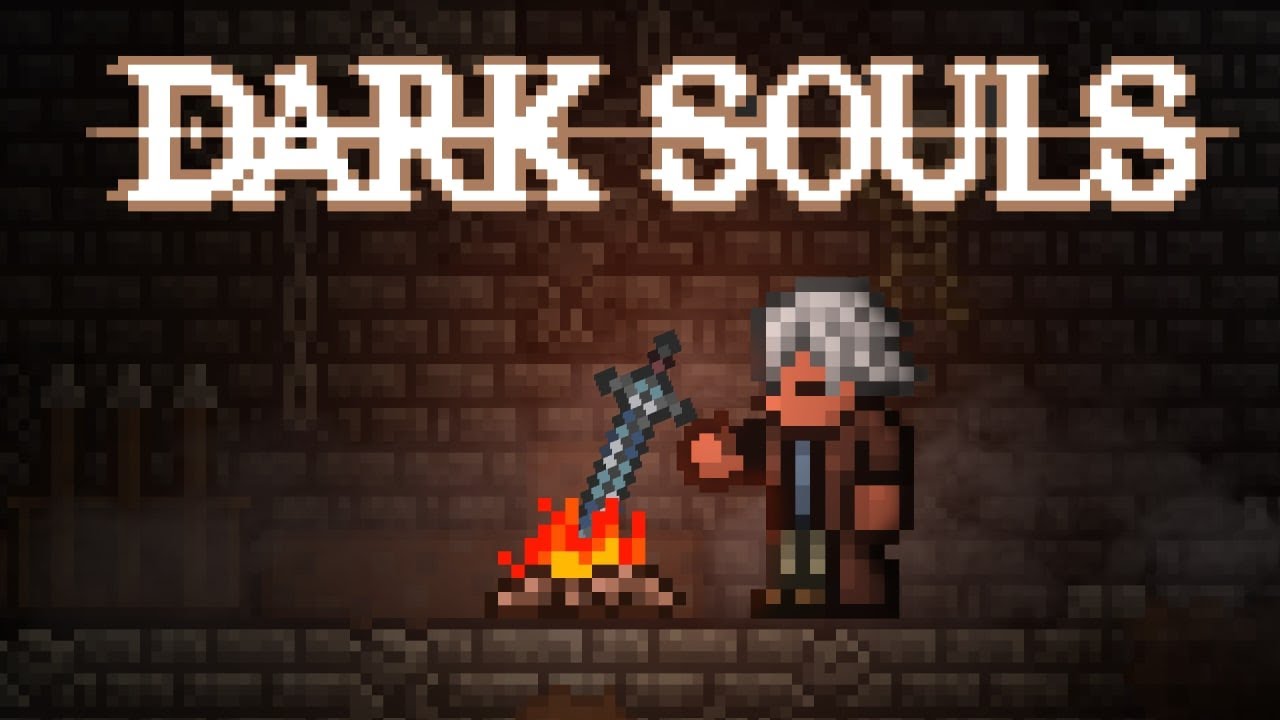 Молвин террария. Terraria Dark Souls Mod. Terraria Dark Gaming.