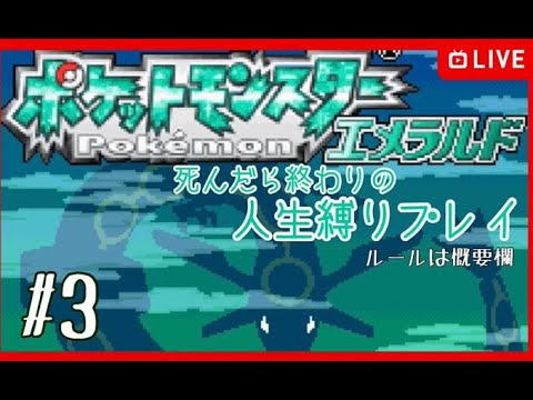 3 生放送 人生縛りでチャンピオンに ポケットモンスター エメラルド Games Wacoca Japan People Life Style