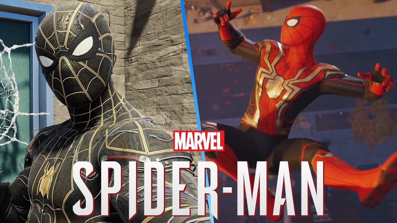 Marvel's Spider-Man: Remastered - No Way Home Hybrid Suit & Black and ...