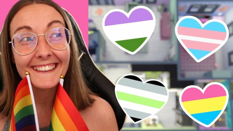 sims 4 every room is a different pride flag