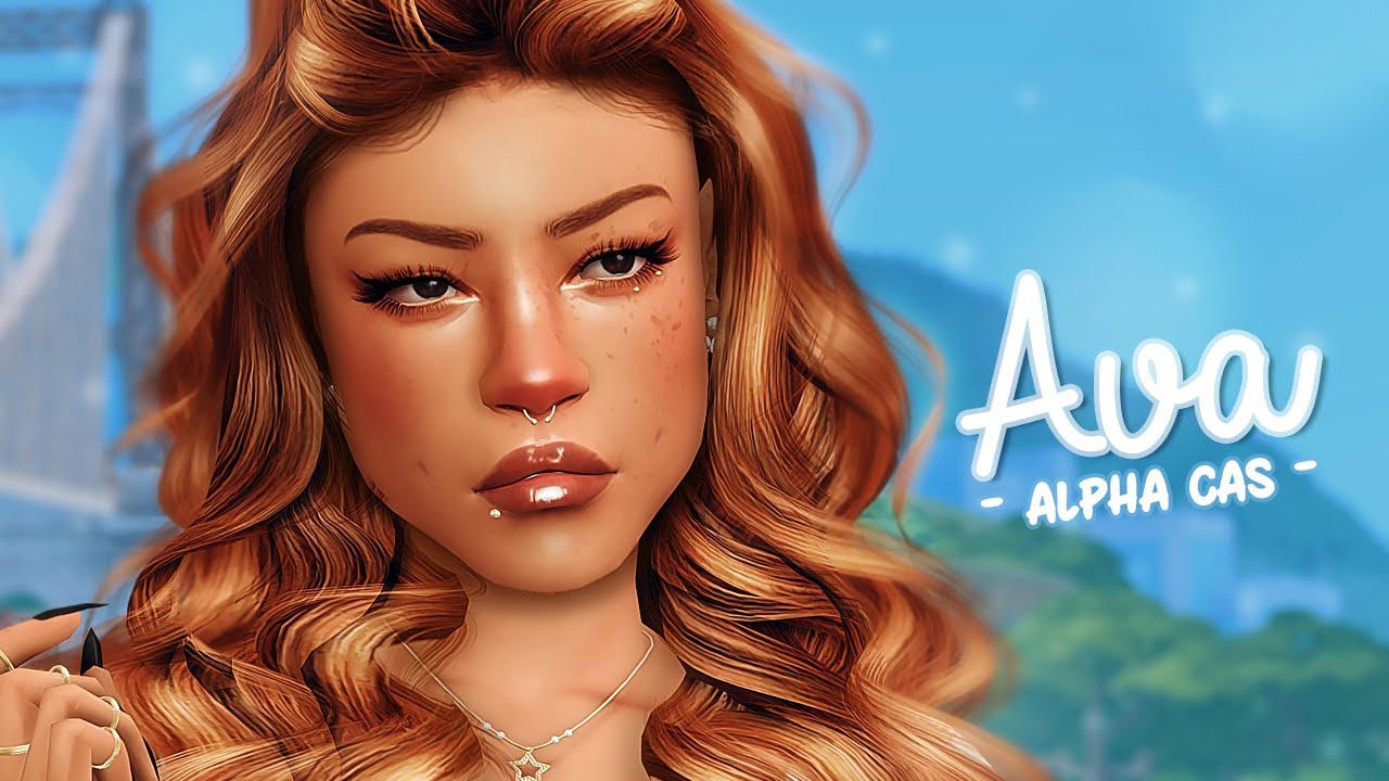 Making A Sim With Alpha Cc Cc List The Sims 4 Create A Sim Games