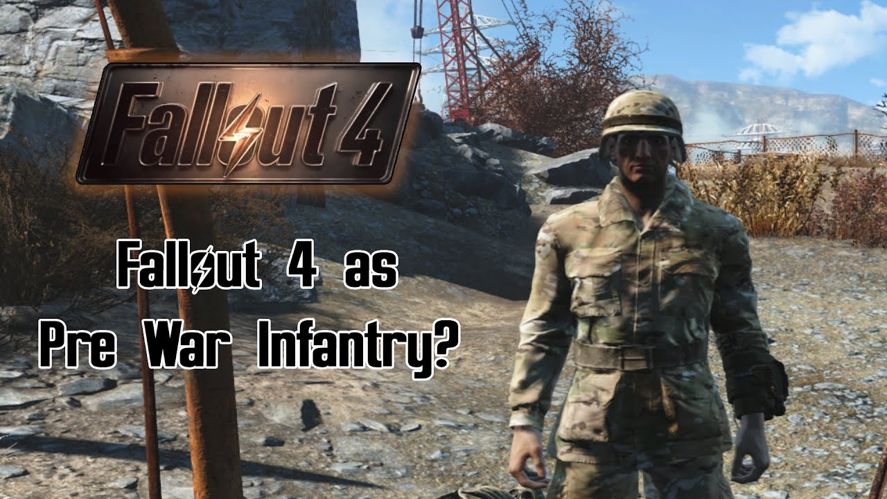 Can You Beat Fallout 4 As Pre War Infantry Games Wacoca Japan People Life Style 1999