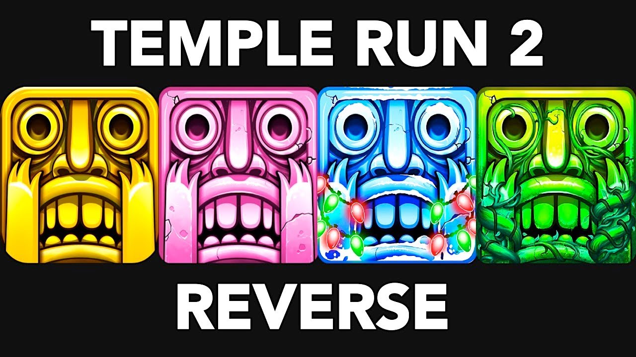 Temple Run 2 REVERSE Gameplay | Sky Summit VS Frozen Shadows VS Blazing ...