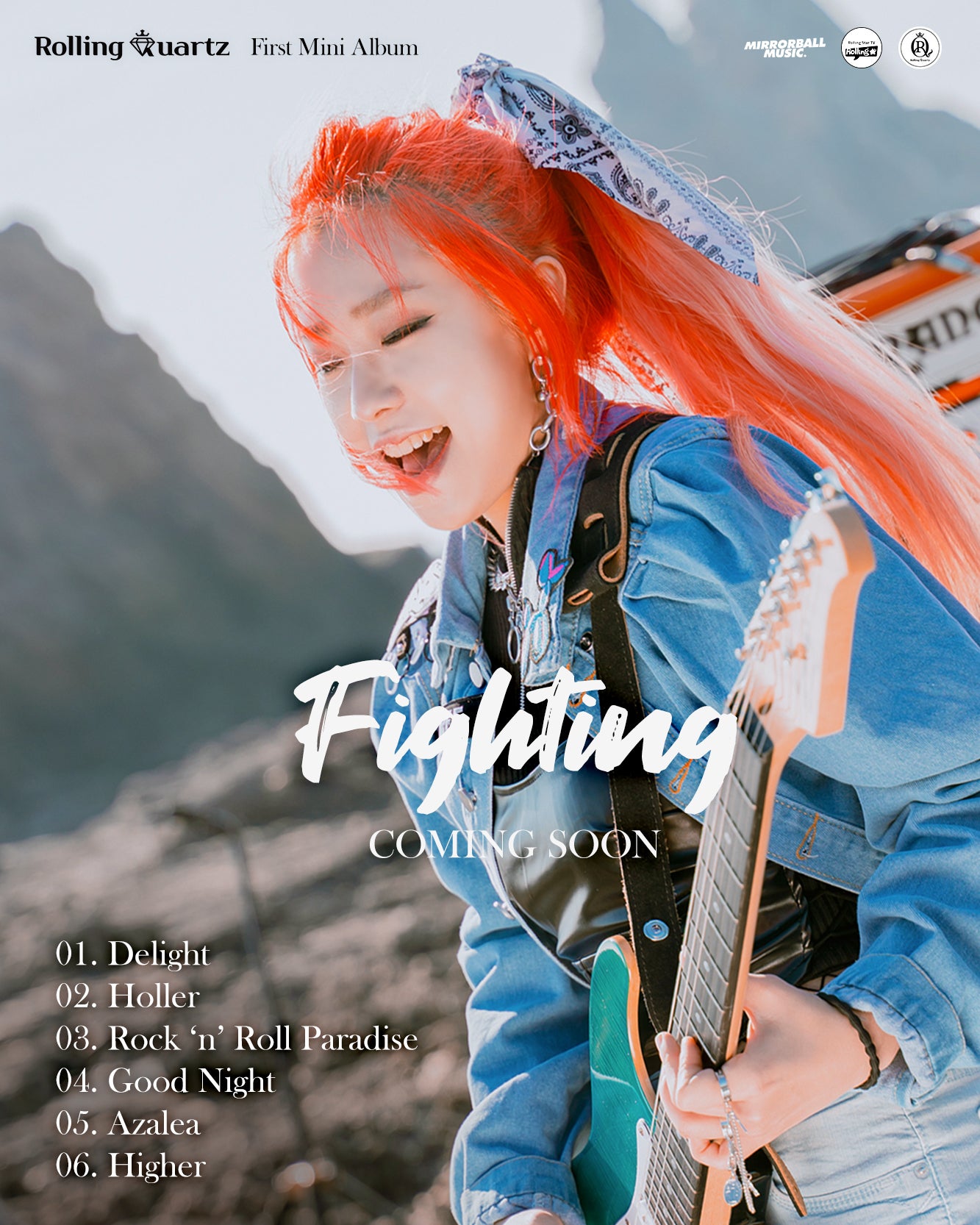 Rolling Quartz - The 1st Mini Album: Fighting (Track List / Iree Teaser