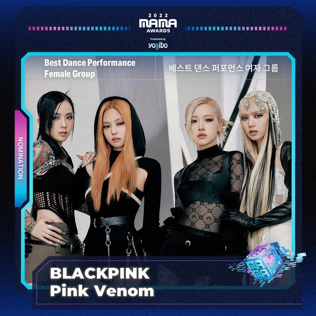 221024 BLACKPINK - 'Pink Venom' が 2022 MAMA (Mnet Asian Music Awards) で ...