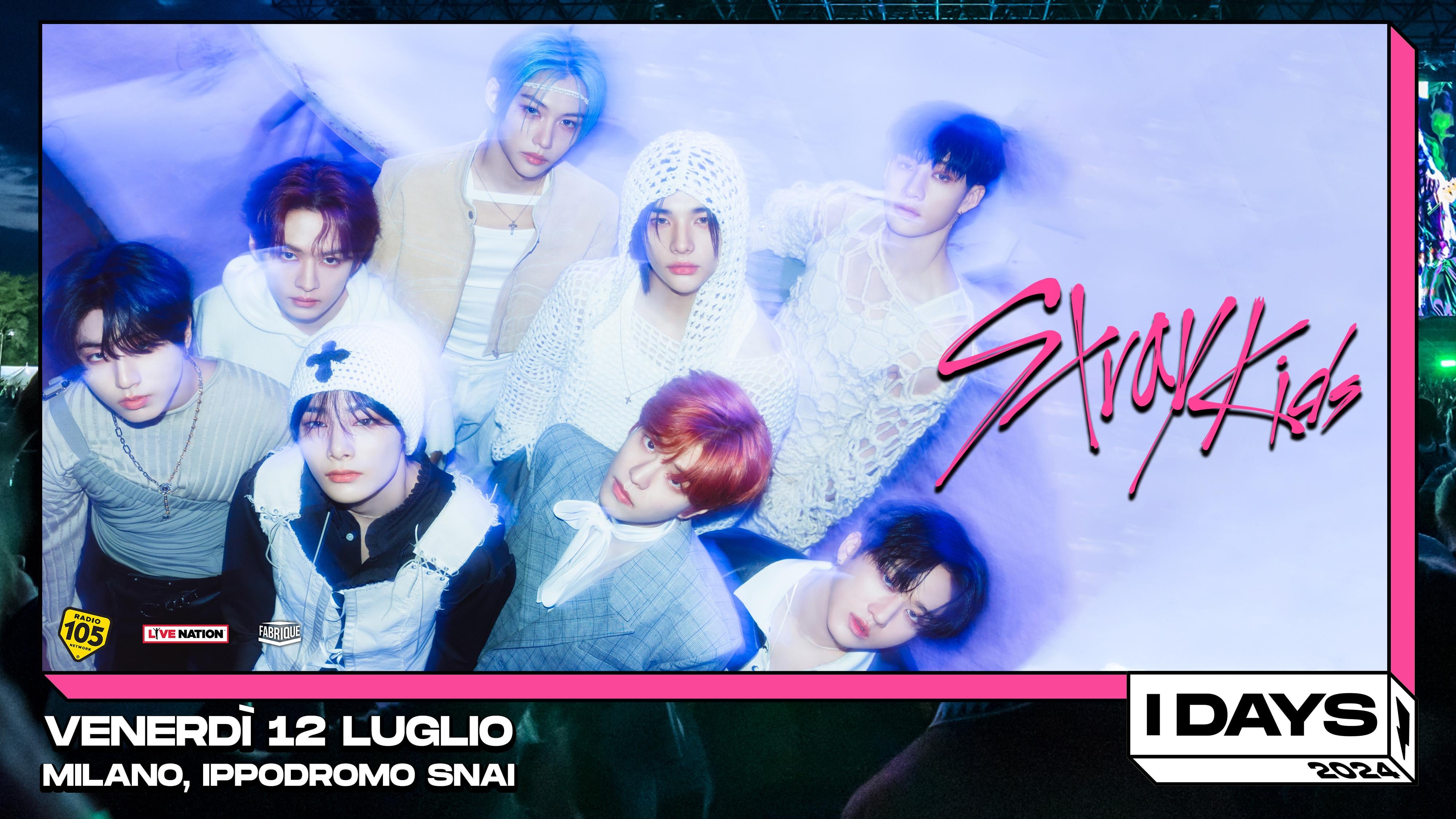 240130 Stray Kids、7月12日のIDays Milano Festivalのヘッドライナーに Kpop