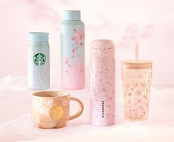 【スタバ】春らしい″桜″デザインのグッズが勢ぞろい。オンラインストアでは先行販売中だよ〜！