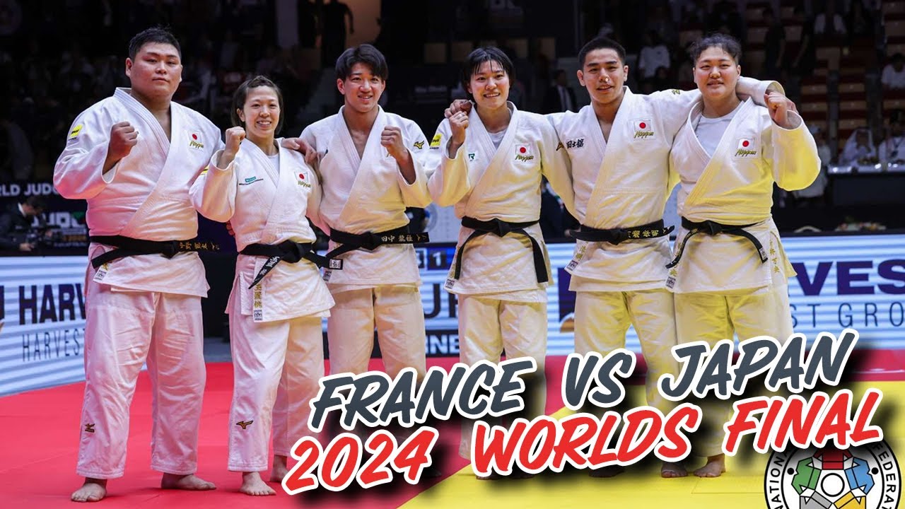 Judo Worlds 2024 FINAL JAPAN vs FRANCE Teams Event Judo World