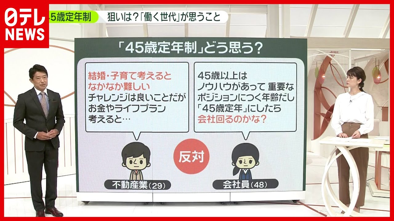 【45歳定年制】狙いは？「働く世代」が思うこと News Wacoca Japan People Life Style