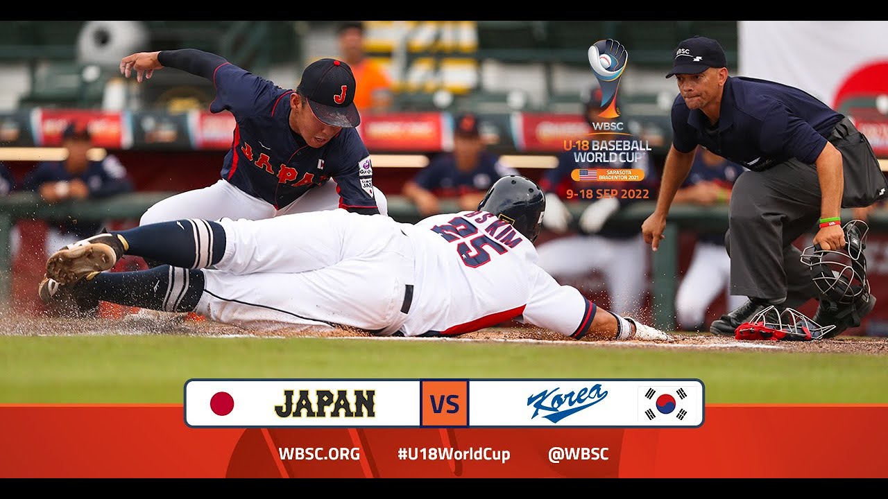 Highlights: 🇯🇵 Japan vs Korea 🇰🇷 - WBSC U-18 Baseball World Cup - Super