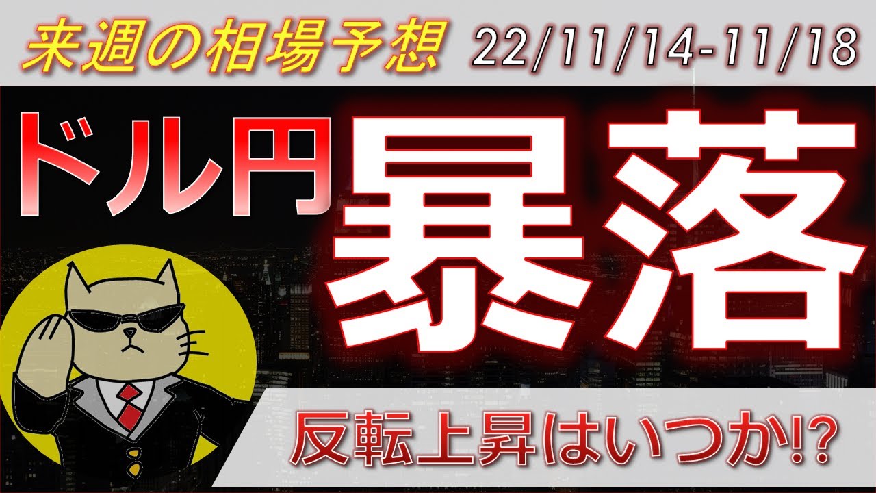 【ドル円最新予想】ドル円暴落！いつまで円高？cpi後なぜ暴落？理由を簡単解説！来週の為替相場予想と投資戦略ご紹介！frbタカ・ppi・小売売上