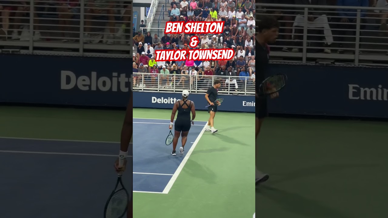 Ben Shelton And Taylor Townsend Blasting Threw Mixed Doubles Draw 🇺🇸 🎾 🏆 Usopen Tennis News 6526