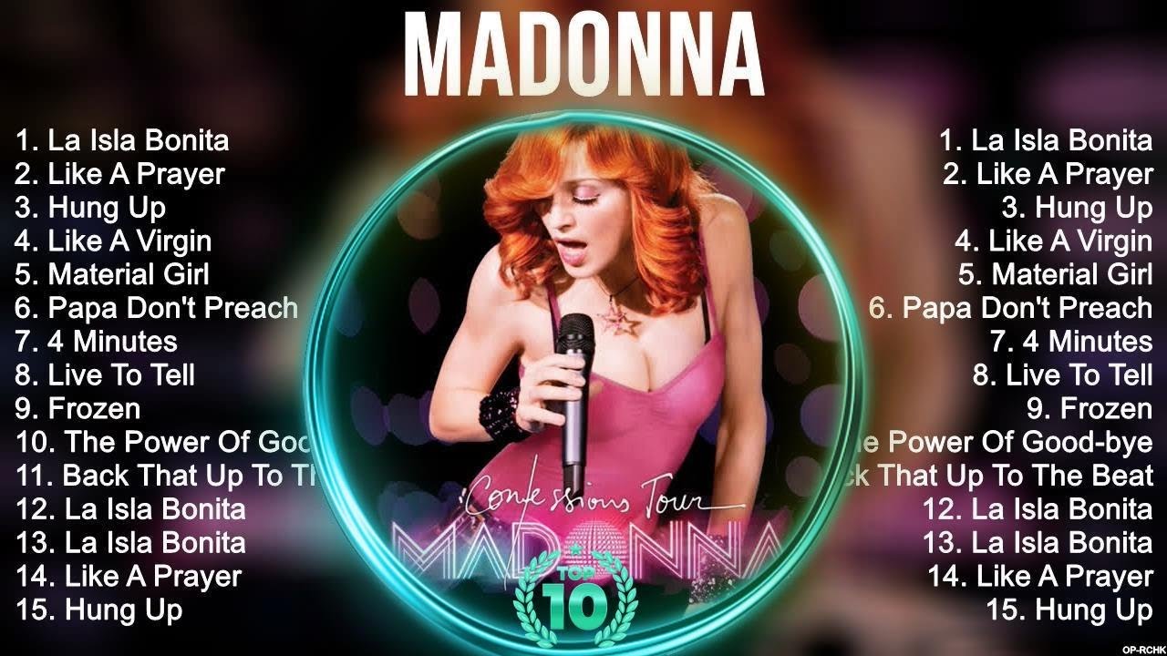 Madonna Greatest Hits ~ Best Songs Music Hits Collection Top 10 Pop ...