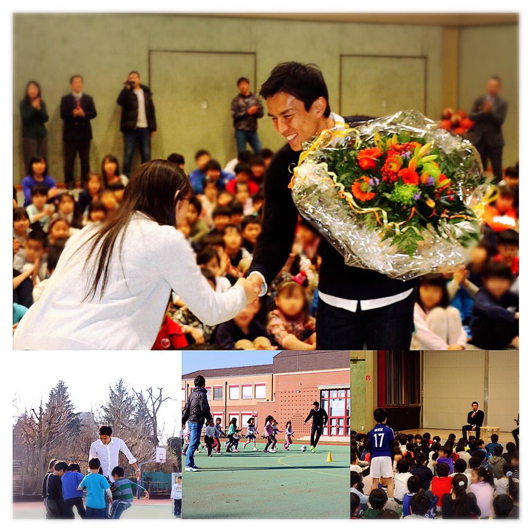 長谷部誠 昨日はフランクフルトにある日本人幼稚園と小中学校にお邪魔してきました 子供達との触れ合いは小さな頃の気持ちを思い起こさせてくれます Ich Habe Gest Wacoca Japan People Life Style