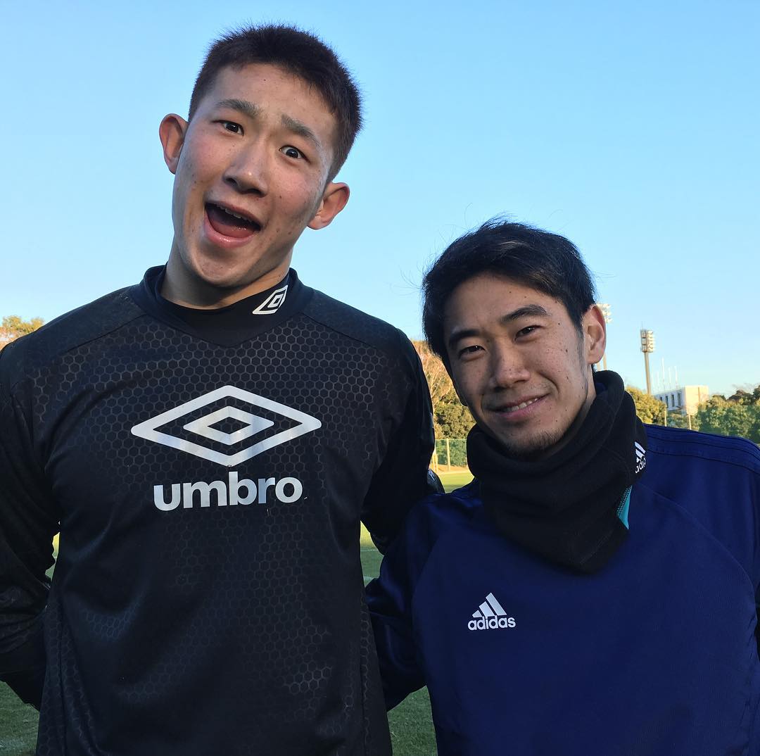 香川真司 Training With Gk Gohatano50 Sk23 Training Thanks Hatano Go Fctokyo U21 Wacoca Japan People Life Style