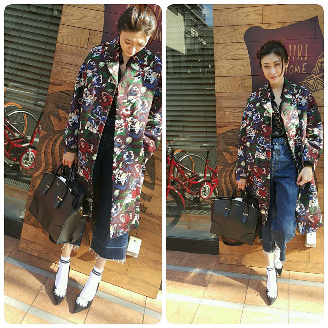 山田優 あ いつかの私服 Coat Gvgv Shirt Cheepmonday Denim Blackbymoussy Bag Alexa Wacoca Japan People Life Style