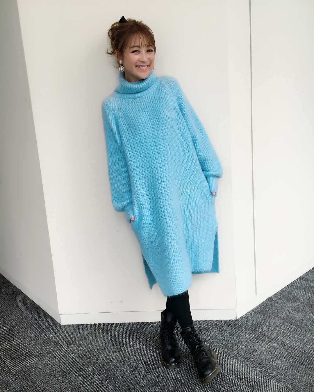 鈴木奈々 今日のコーデです ニットワンピ ロデオクラウンズ 今日のコーデ Wacoca Japan People Life Style