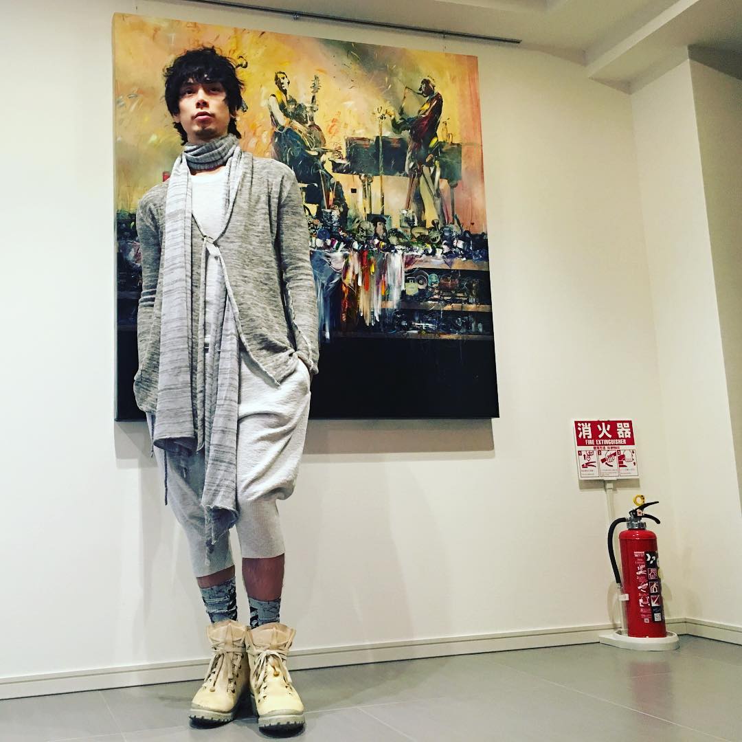 水嶋ヒロ Ootd Coordinate Long Sleeve Cut And Sew Danielandresen Half Trousers Daniela Wacoca Japan People Life Style