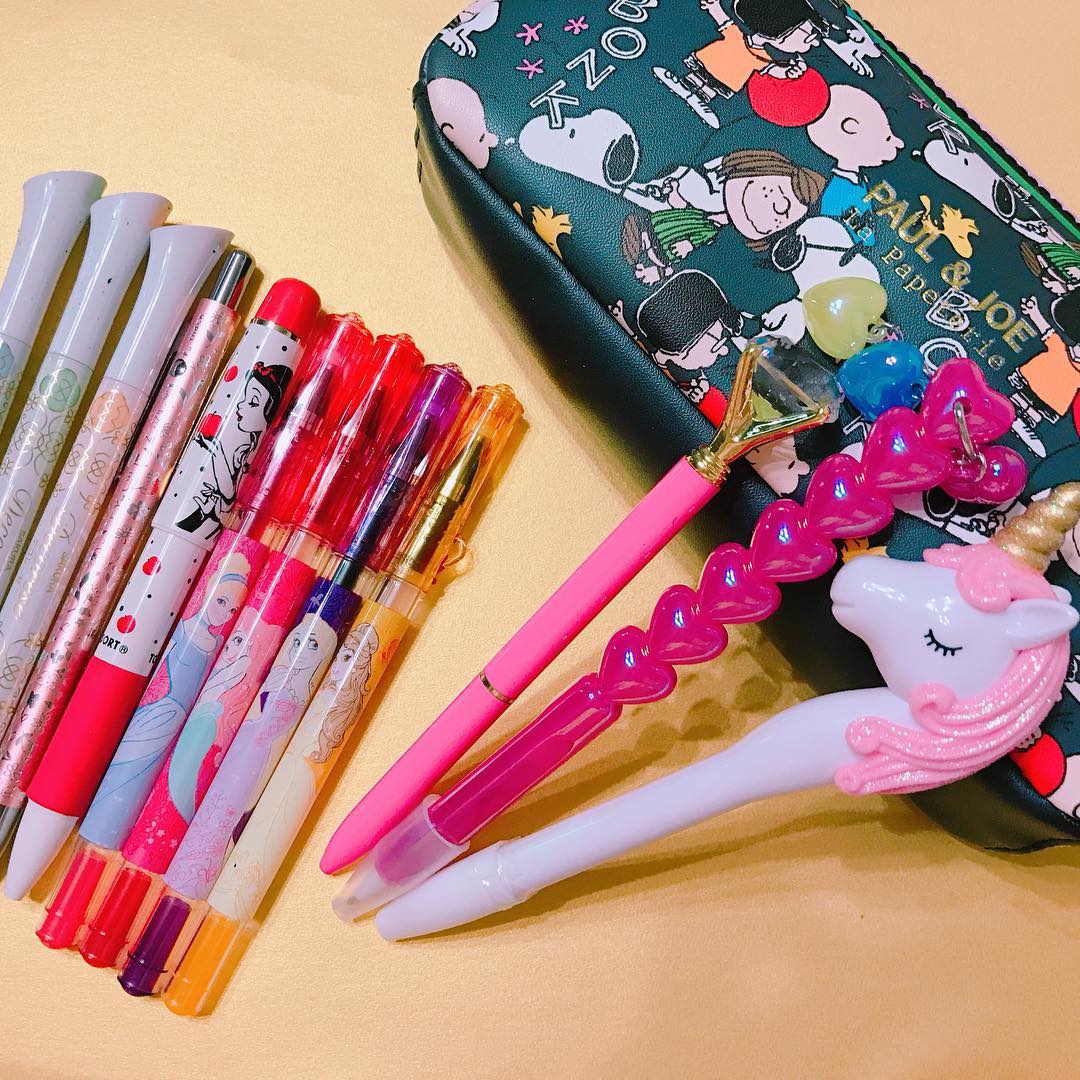 樋渡結依 いつも使ってる文房具だよ I Always Use Stationery スヌーピー のペンケース Disney Princess のペン 可愛い Wacoca Japan People Life Style