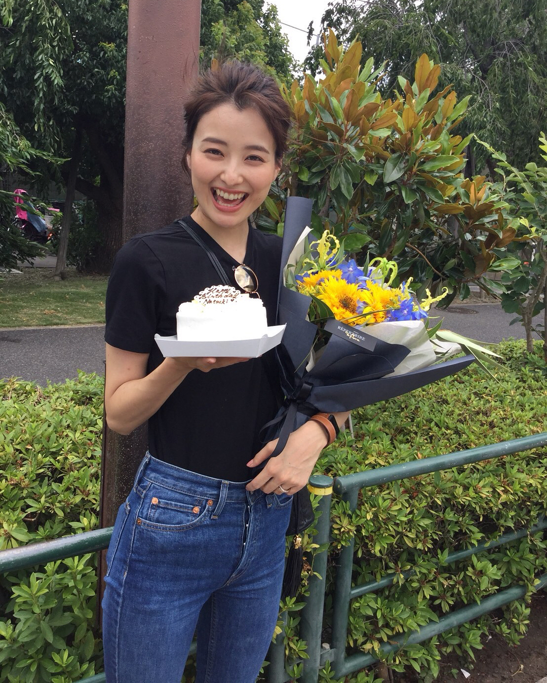 Veryweb 9月号の特集撮影の現場で モデル原田夏希さんの ちょっと早い34歳のお誕生日をお祝い 自分のサプライズとは思わず はじめはキッズモデルちゃんのお誕生日 Wacoca Japan People Life Style