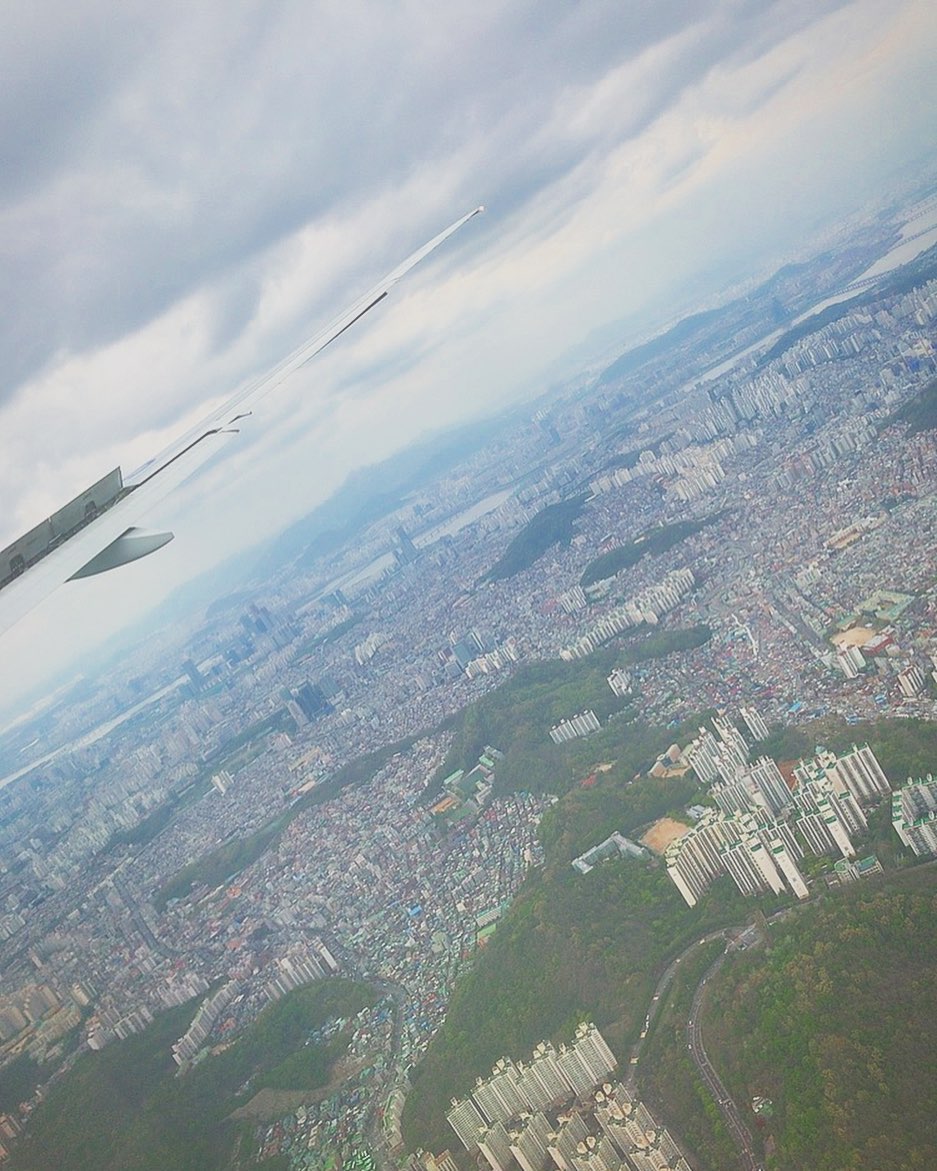 千葉恵里 飛行機 景色 綺麗 韓国 空 Wacoca Japan People Life Style