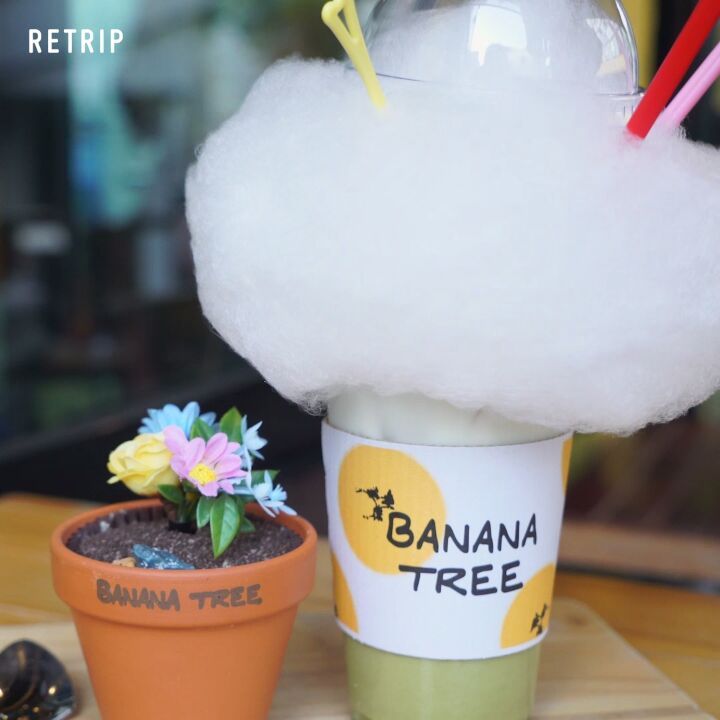 Retrip Gourmet Retrip Movies カフェ 韓国の新沙にある Banana Tree バナナツリー は 見た目が可愛すぎるスイーツが頂けると話題 まるで植木鉢のよ Wacoca