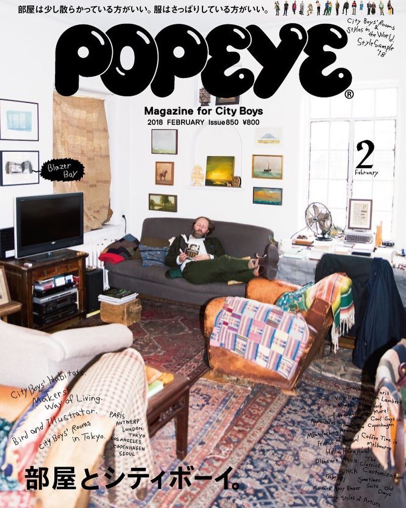Popeyemagazine 18年の1号目となるポパイ最新号は 部屋とシティボーイ 去年に続きインテリアとスナップの特集です 発売は明日 1月10日 Popeye Magazin Wacoca Japan People Life Style
