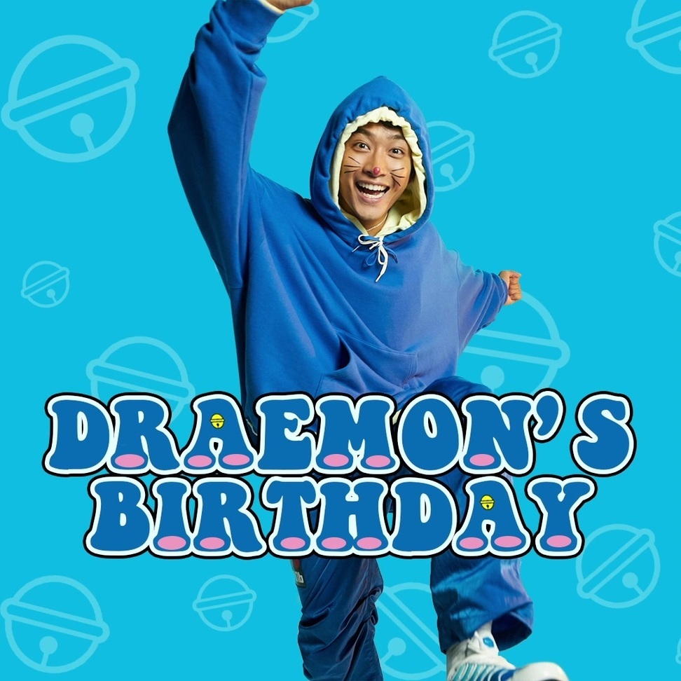 Nylonjapan 9月3日は ドラえもんの誕生日 国民的キャラクター ドラえもんの誕生日は 佐藤寛太が未来からやってきたネコ型ロボットをコミカルにミミック Mode Wacoca Japan People Life Style