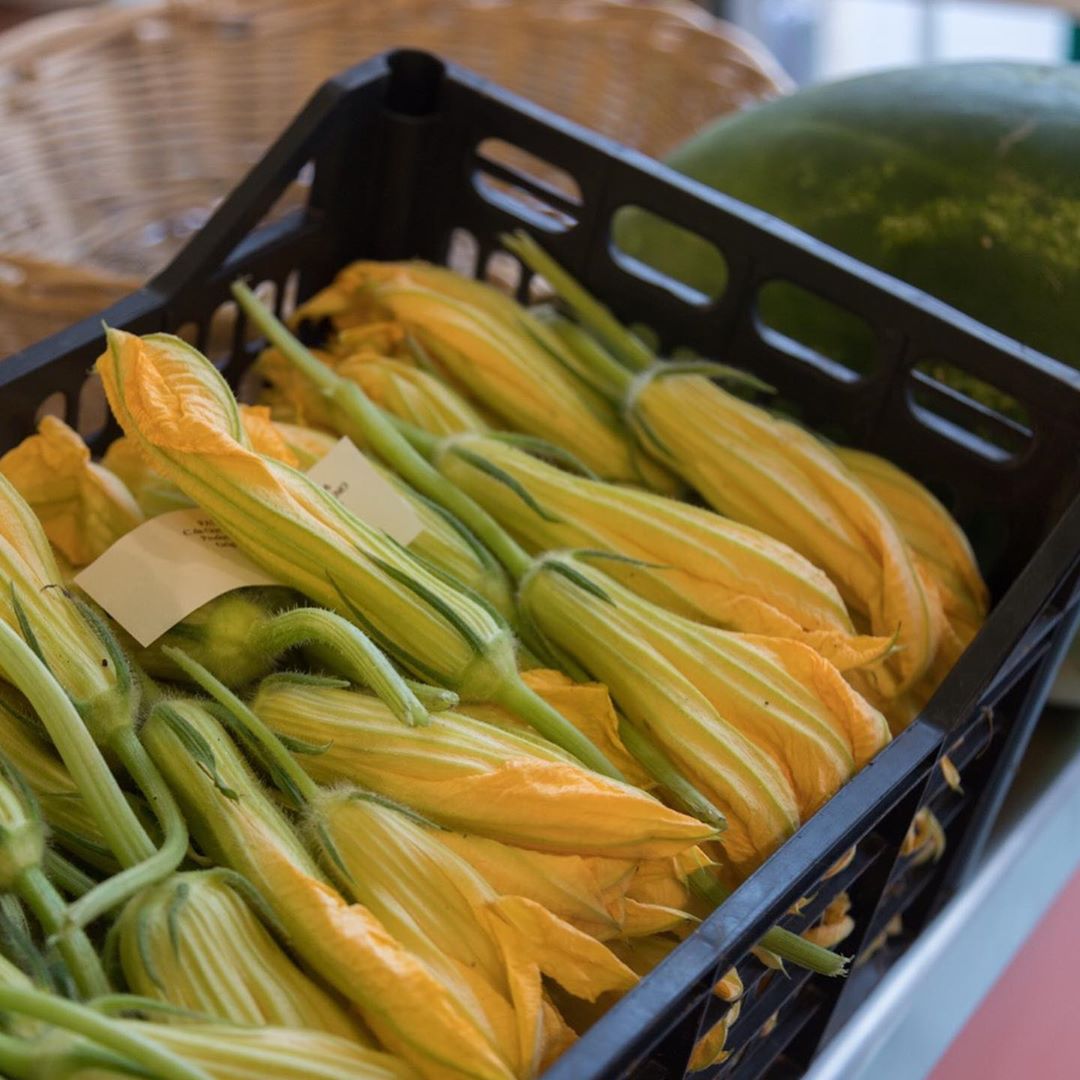 Madamefigarojapon プーリア州の八百屋さんで見つけたのはカボチャの花 イタリアではカボチャの花を食べる習慣があるのだそう 取材したファザーノのレストラン ダ シルヴェ では マンマ Wacoca Japan People Life Style