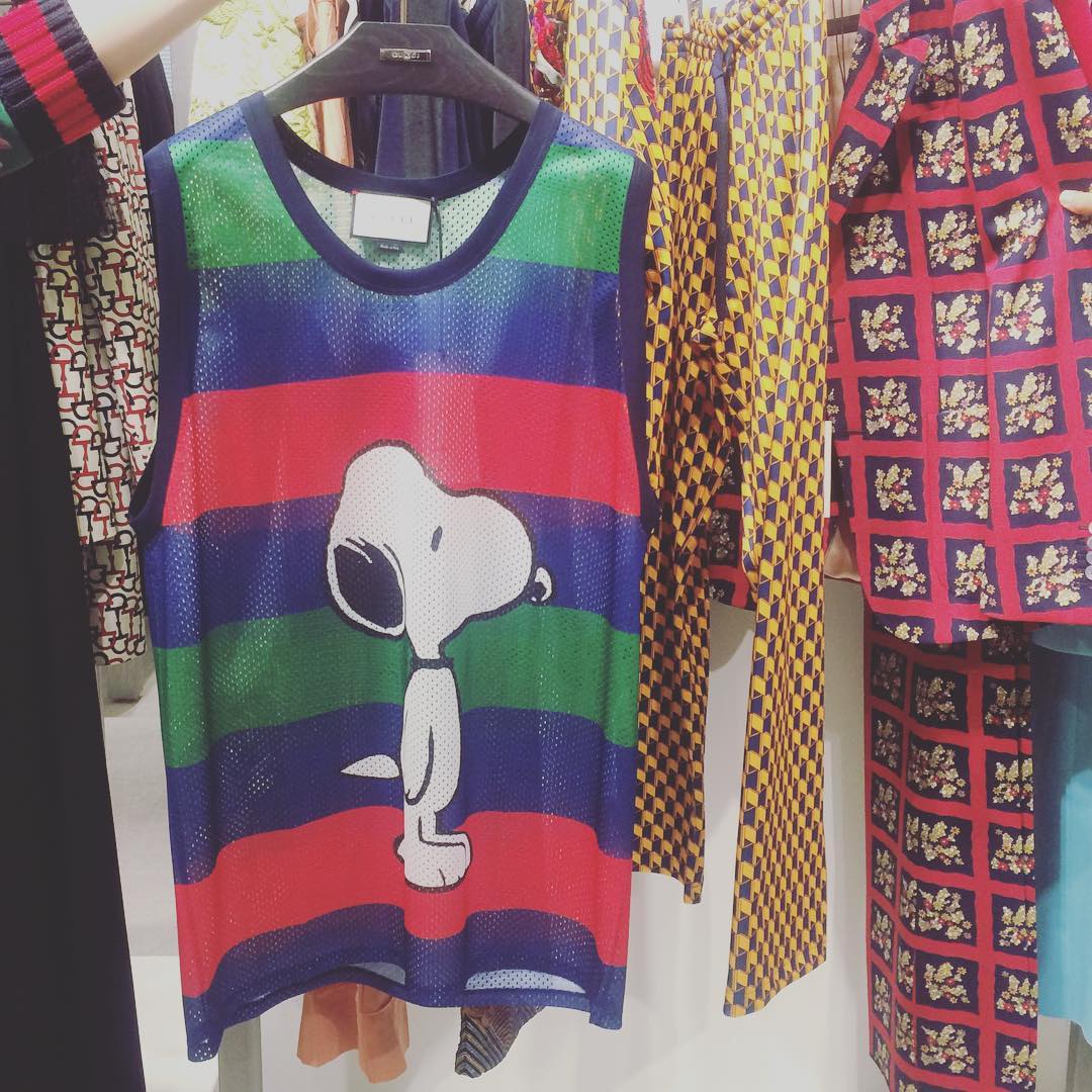 Uomomagazine ショーの時も話題になったグッチのスヌーピー ニットやtシャツもあり か かわいい Gucci Snoopy 16aw Wacoca Japan People Life Style