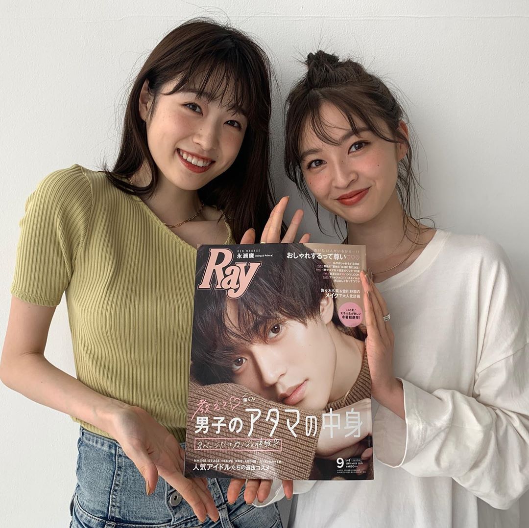 Raymagazine 明日7 21は Ray9月号 の発売日 久々の撮影で一緒になったひかるとせいらに 中身ちょこっと見せしてもらったよ 表紙は 永瀬 Wacoca Japan People Life Style