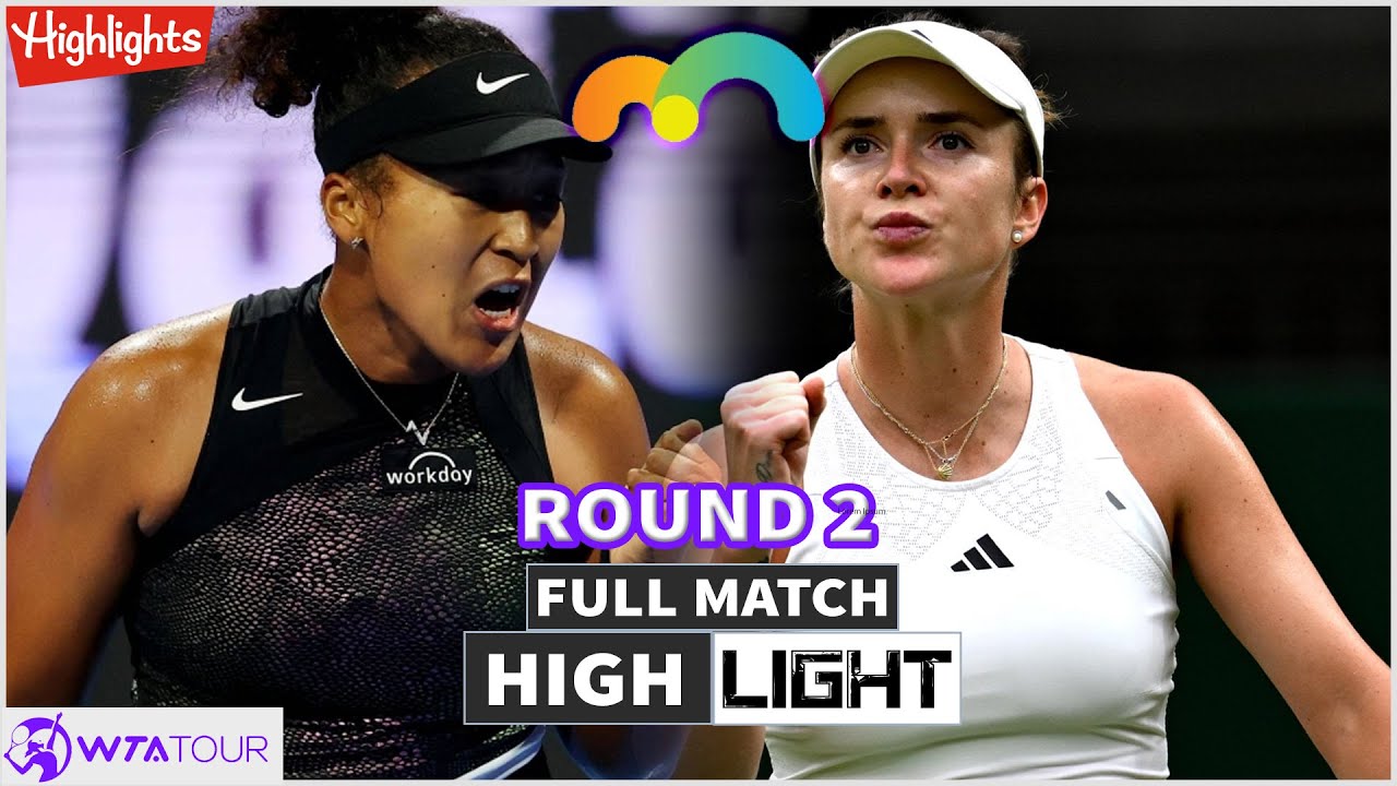 Naomi Osaka ( 大坂 なおみ ) vs Elina Svitolina Round 2 Full Match Highlights